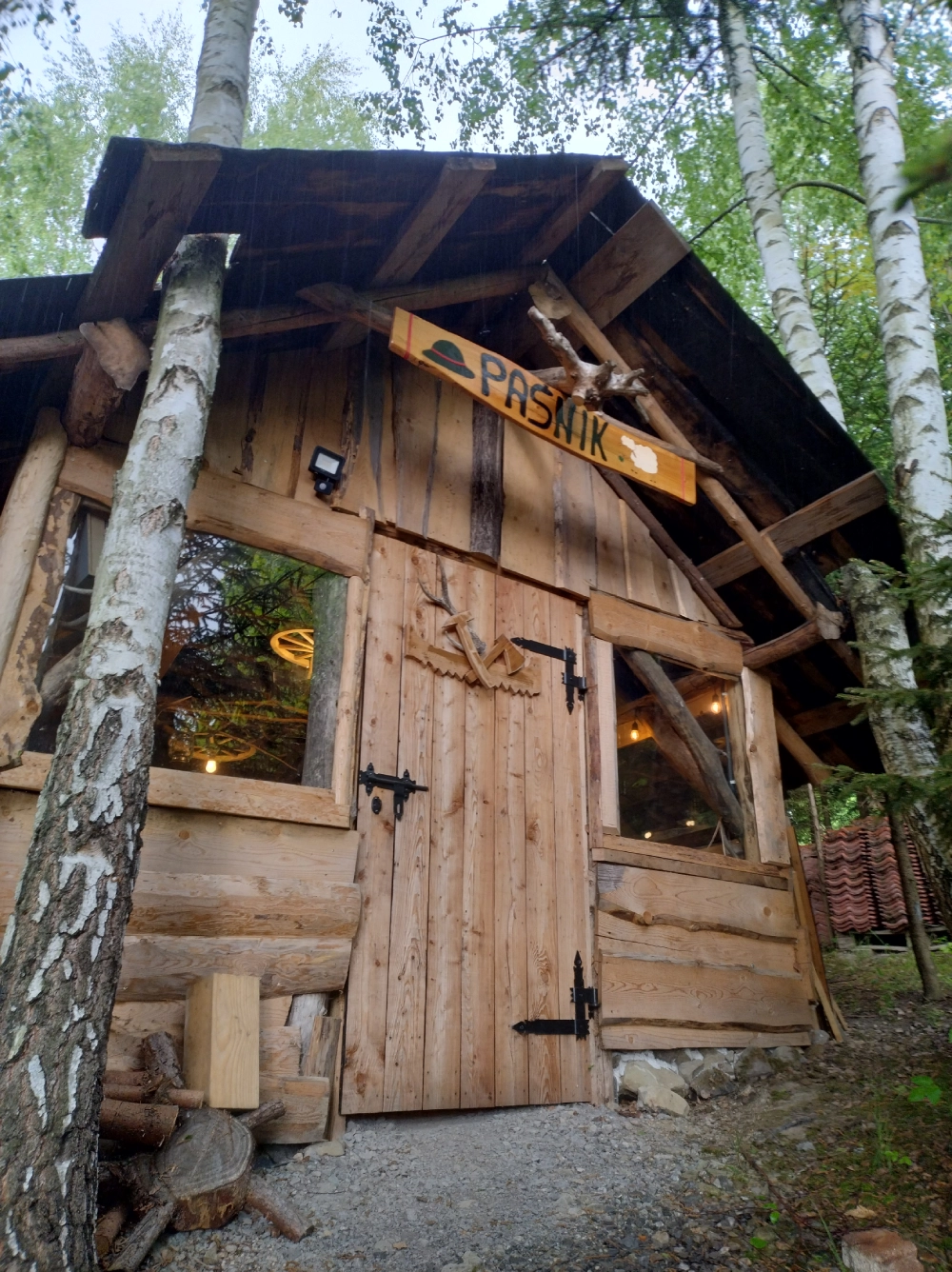 Winding mountain road